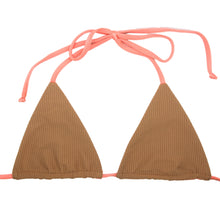 Load image into Gallery viewer, Triangle Top - Coco Rib/ Conch Shimmer