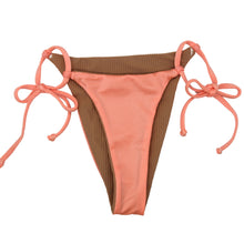 Load image into Gallery viewer, String Bottom - Coco Rib/ Coral Shimmer