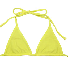 Load image into Gallery viewer, Triangle Top - Sunshine Rib/ Barefoot Shimmer