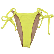 Load image into Gallery viewer, String Bottom - Sunshine Rib/ Barefoot Shimmer